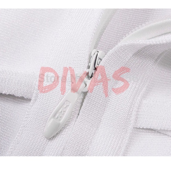 White Bandage Dress - Picture 4 of 4