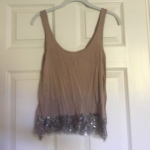 American Eagle sequin tank
