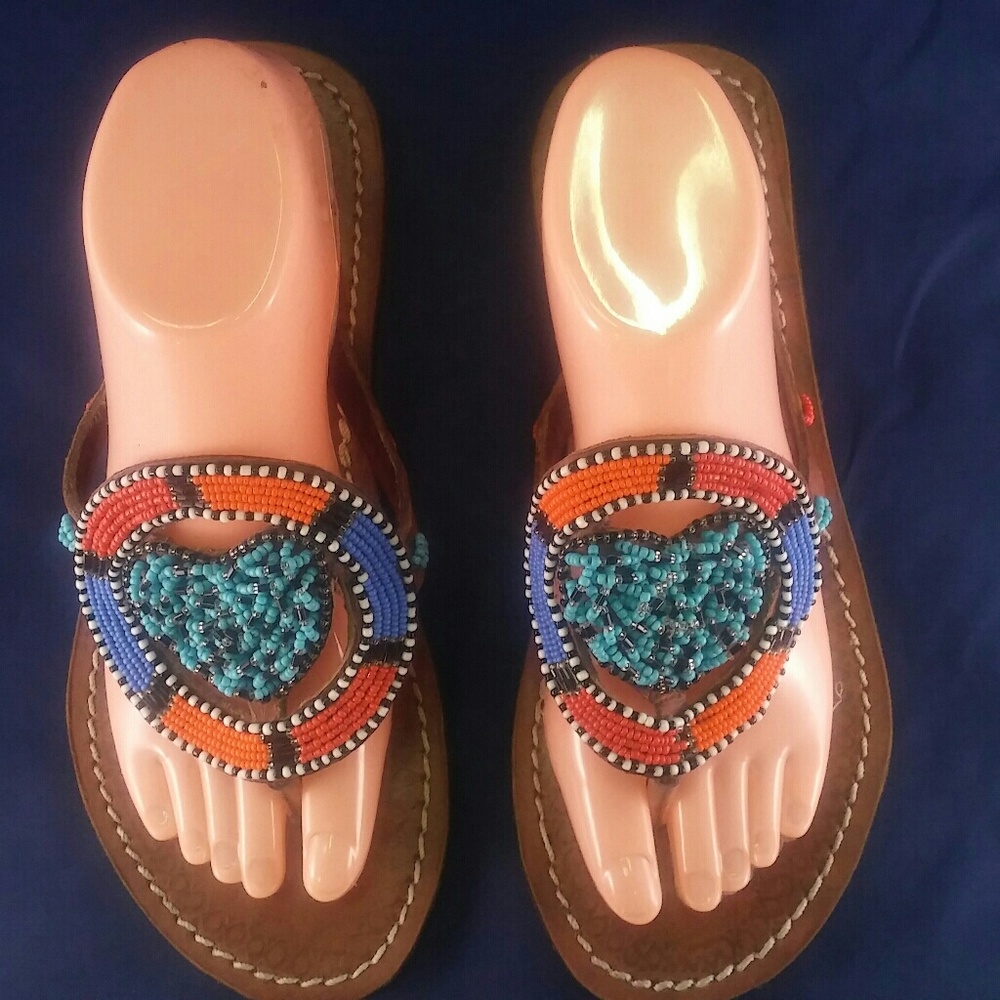 Maasai Beaded Sandals