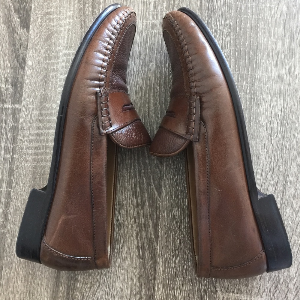 Florsheim Swivel Penny Sheepskin Loafer - Picture 4 of 8