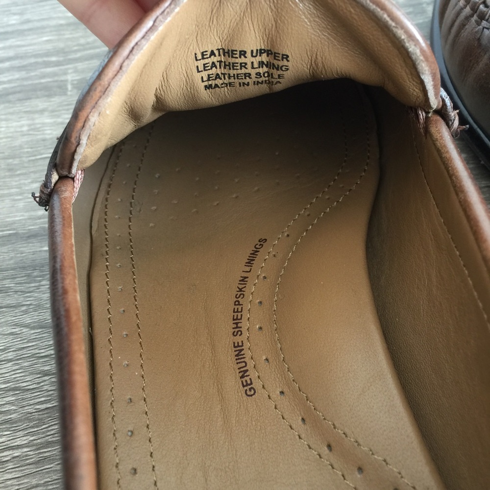 Florsheim Swivel Penny Sheepskin Loafer - Picture 7 of 8