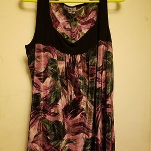 Floral Sleeveless Blouse