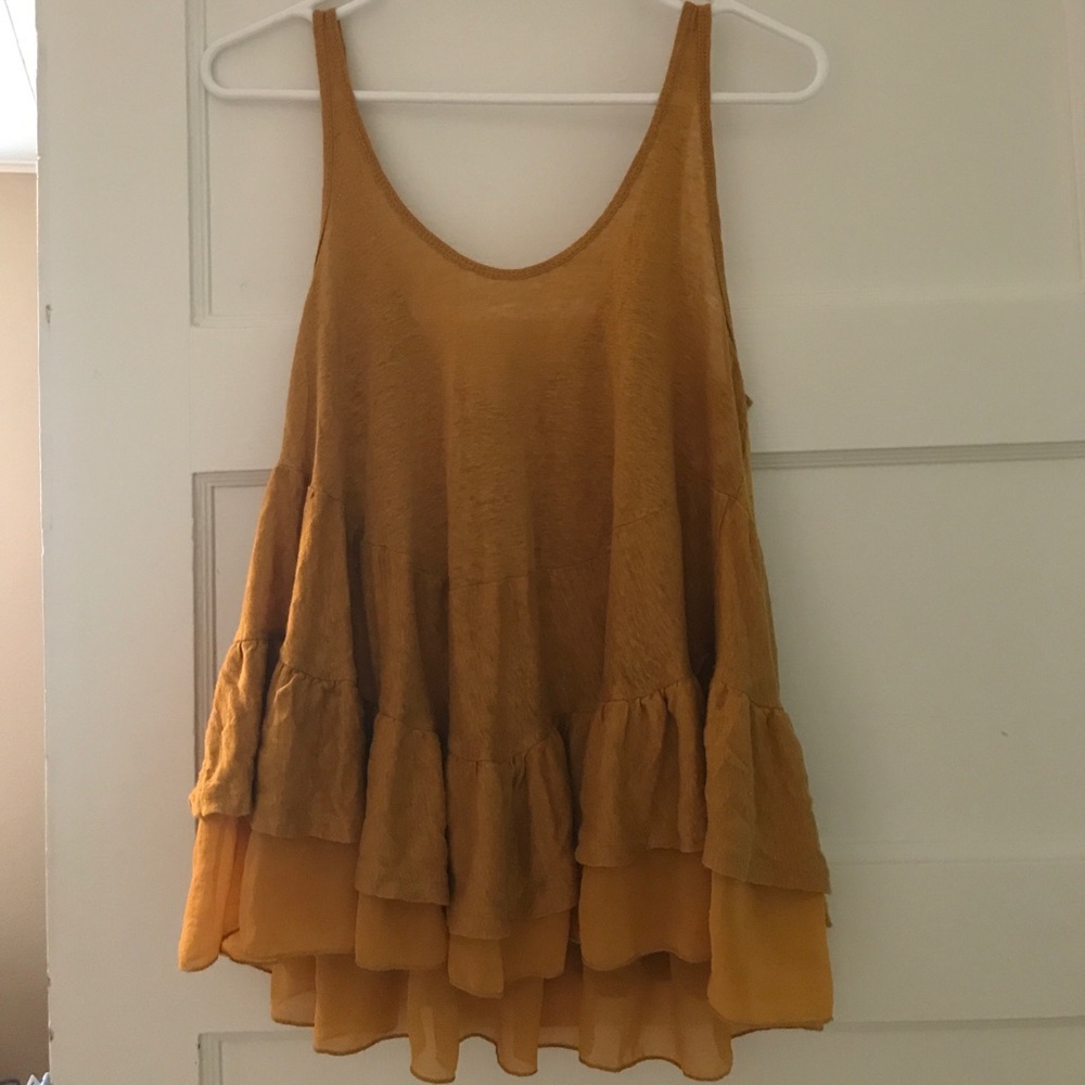 Gold Basically Me Tank