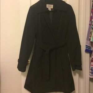 Black trench coat