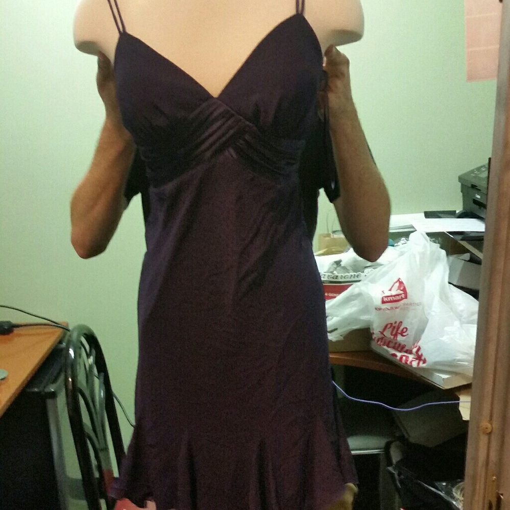 Spring Cleaning!!!  Plum homecoming dress