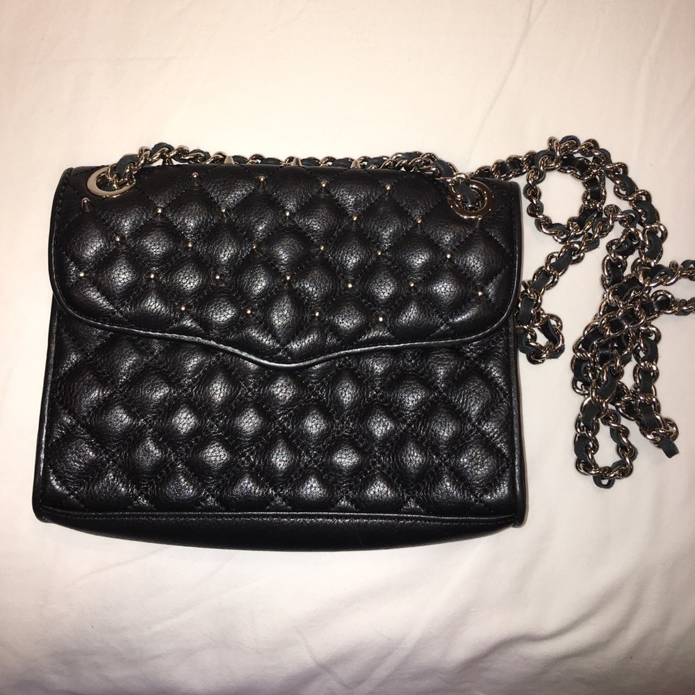 Rebecca Minkoff studded quilted mini affair bag
