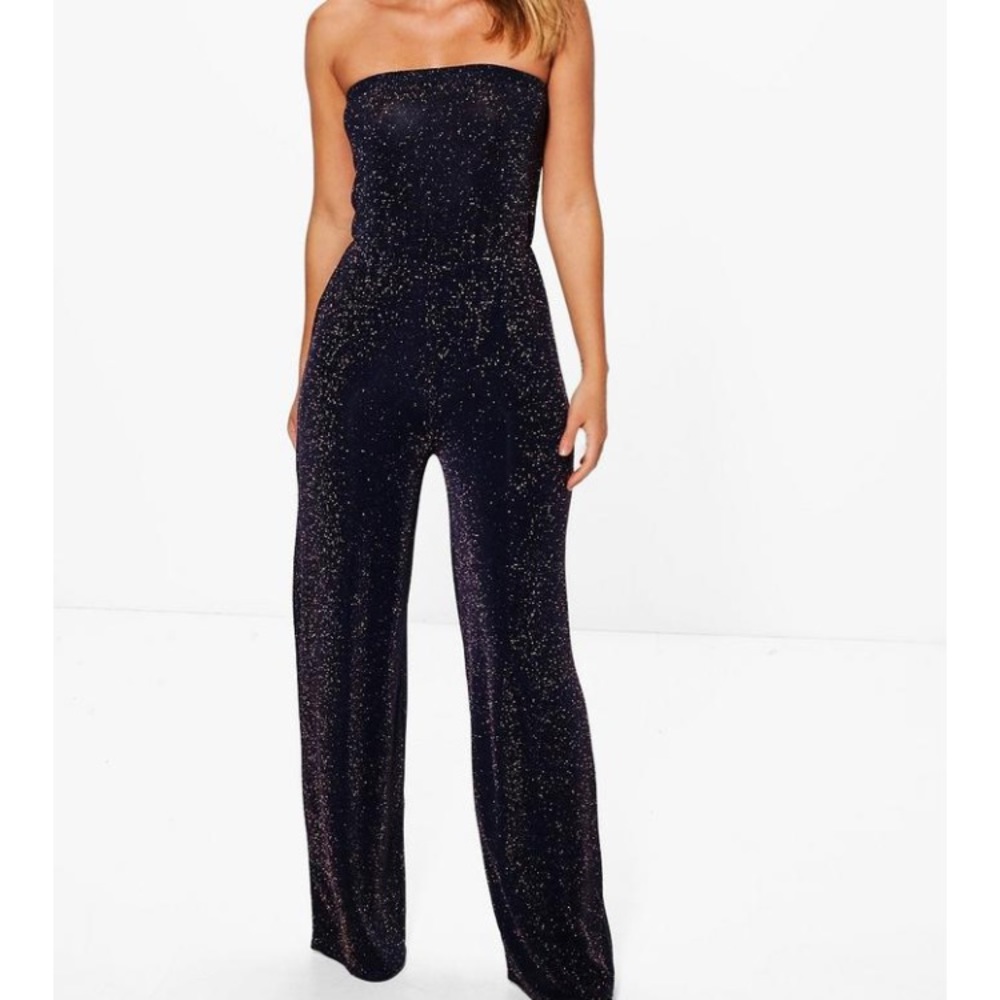 Black sparkle jumpsuit!