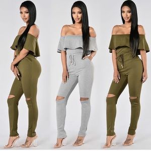 Olive jumpsuit