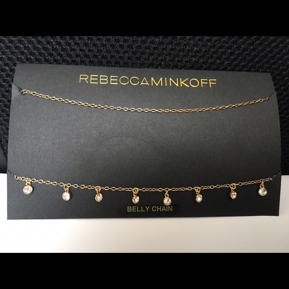 Rebecca Minkoff Multi Stone Waist Chain