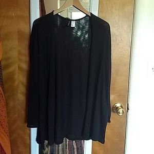 Black cardigan
