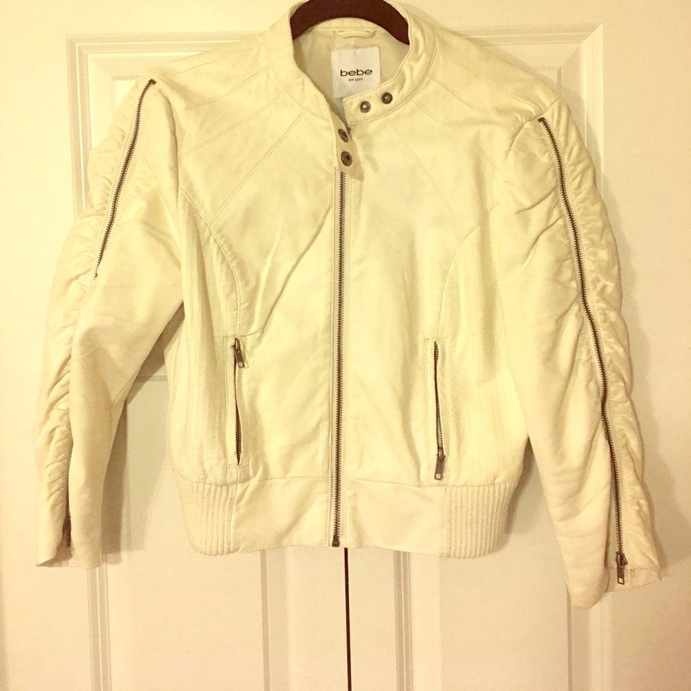 Bebe leather jacket