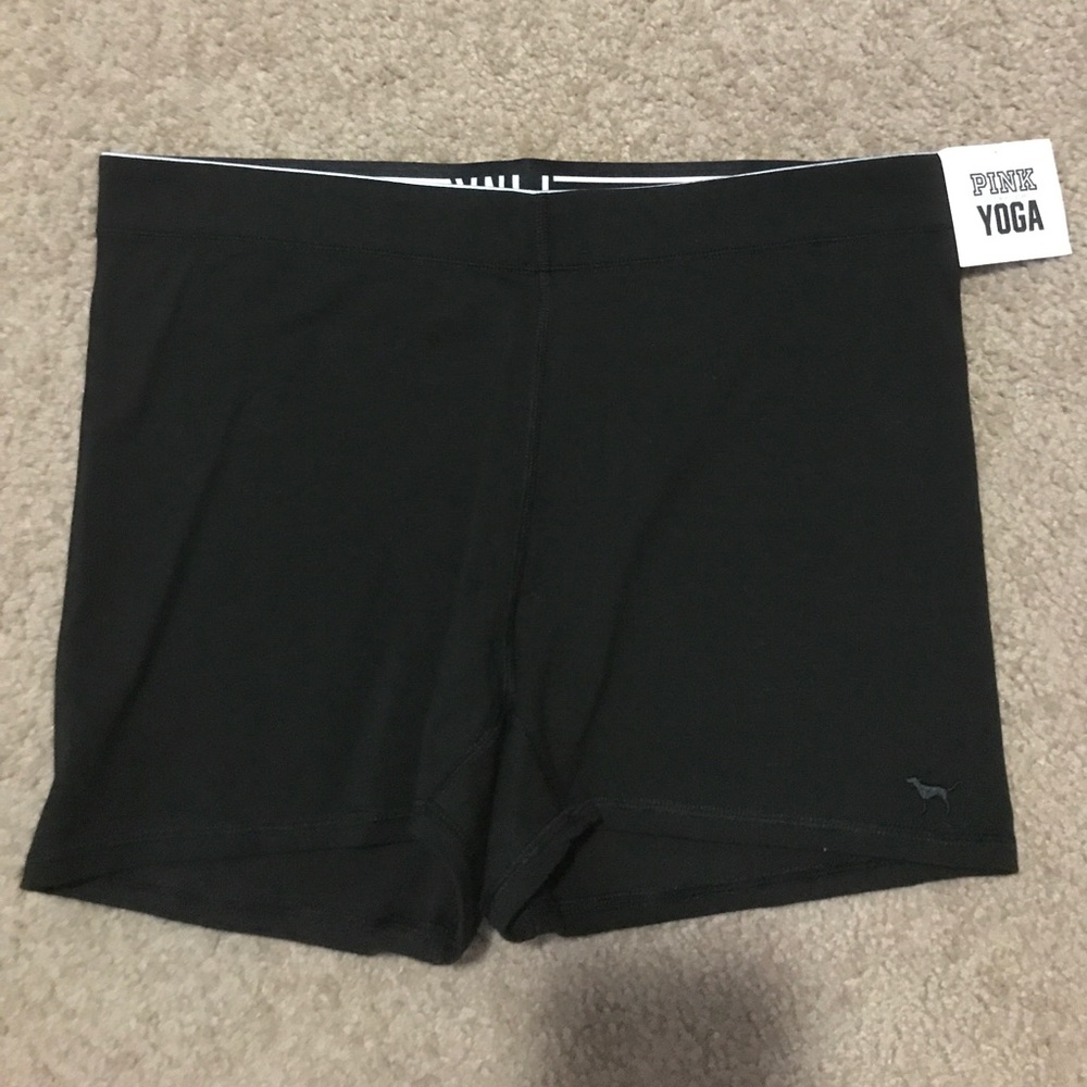 VS PINK YOGA SHORTS