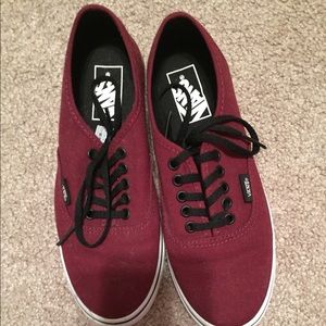 Maroon Vans