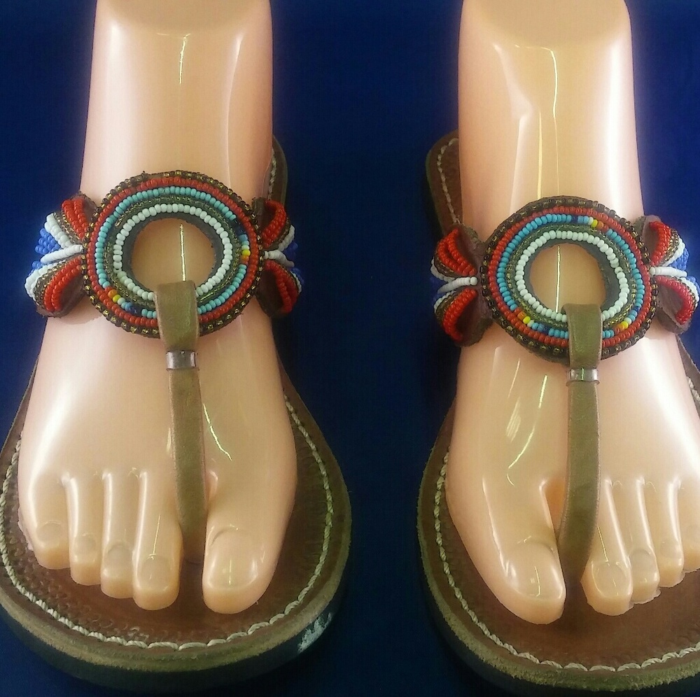 Maasai Beaded Sandals