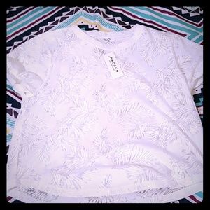 White palm tree shirt