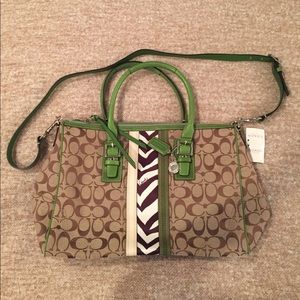 Statement coach bag