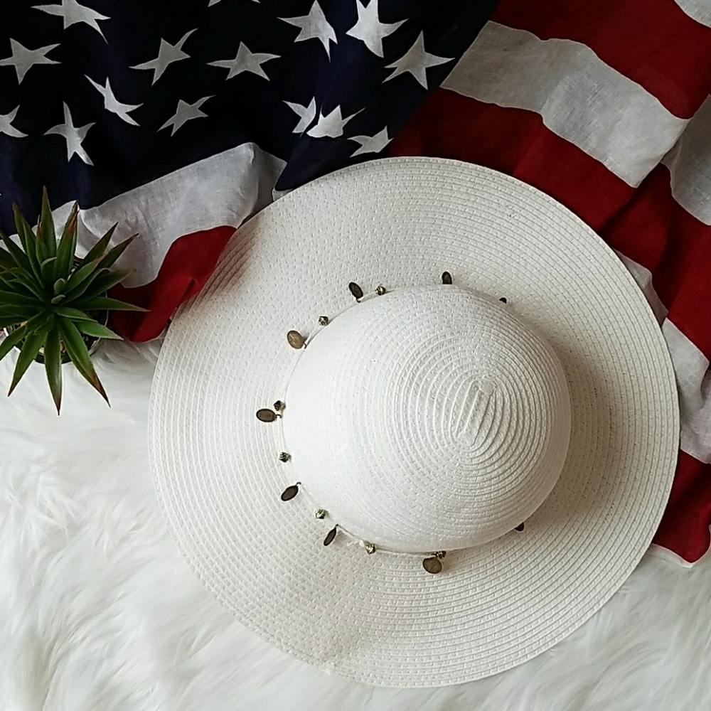 WHITE Festival/ Pool Floppy Hat 🇺🇸🇺🇸🇺🇸