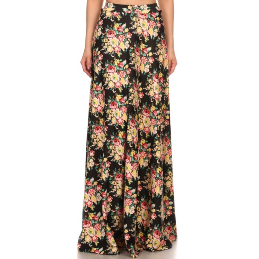 Va Va Voom Flower Long Skirt