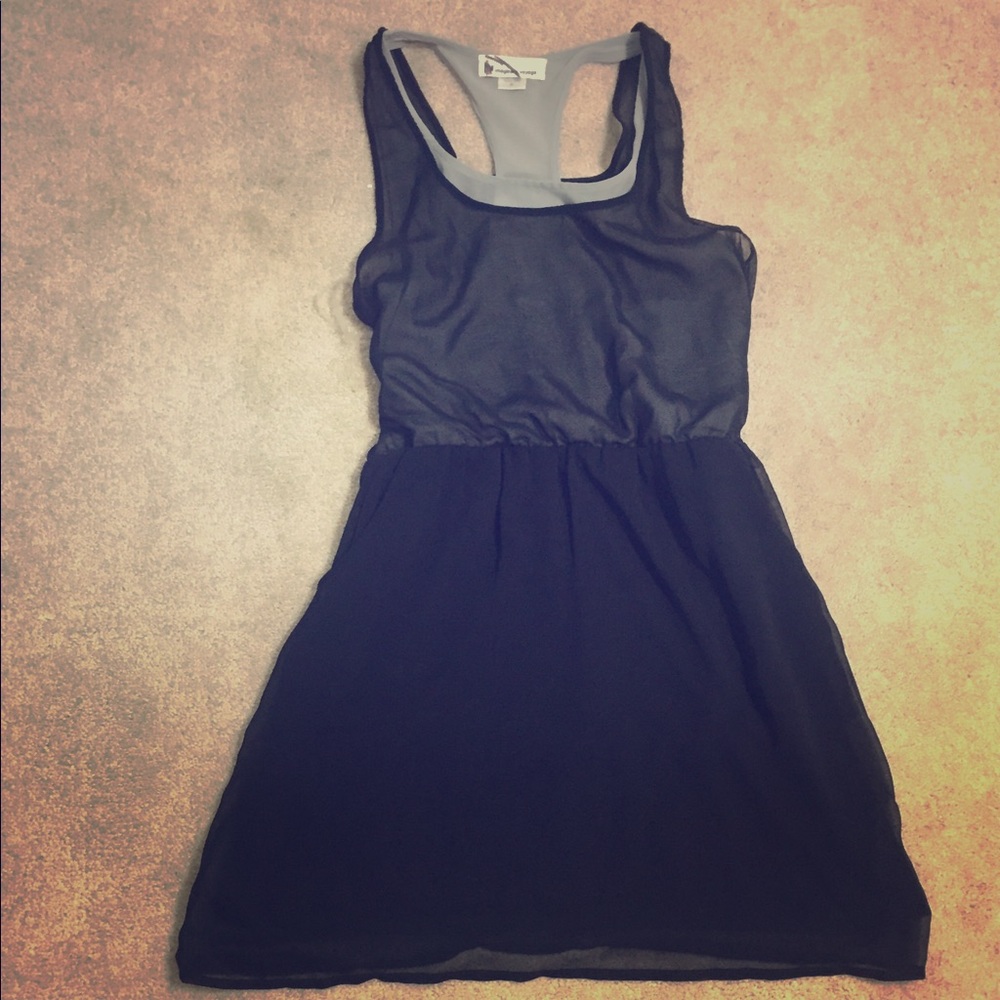 Black and Grey Dress