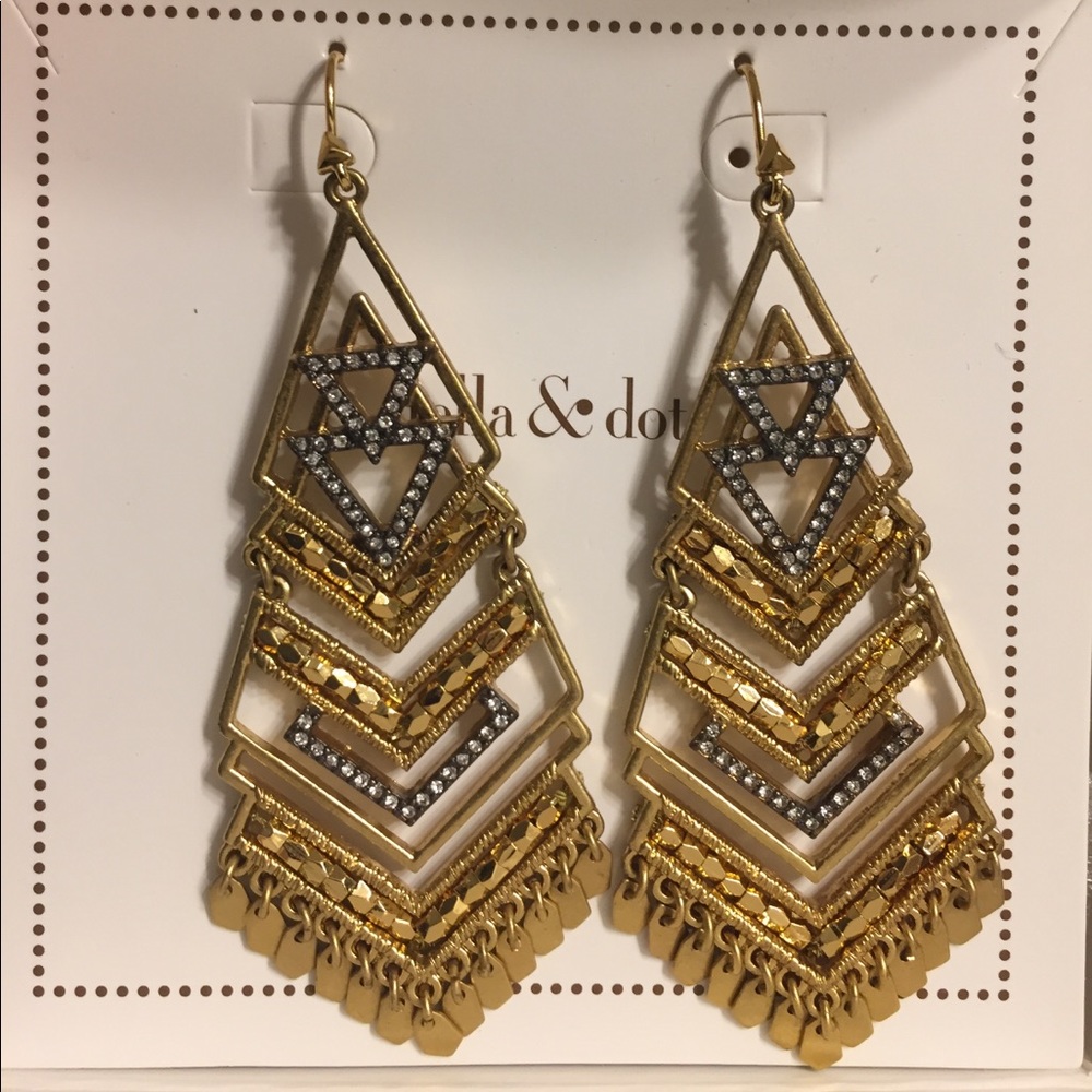Stella & Dot Horizon Statement Earrings