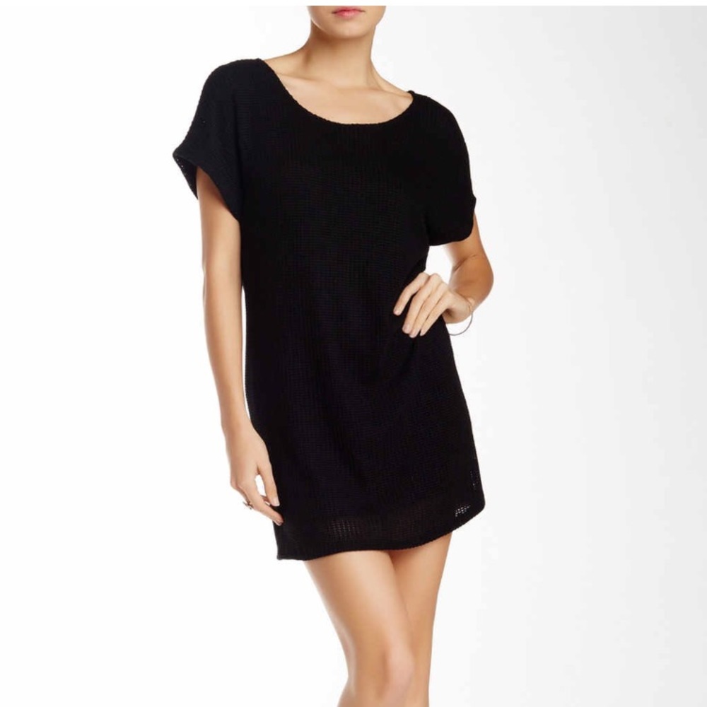 Dee Elly- Black Knit Tunic 👗 Dress