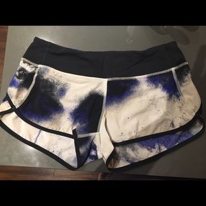 Lululemon Run Speed Shorts.