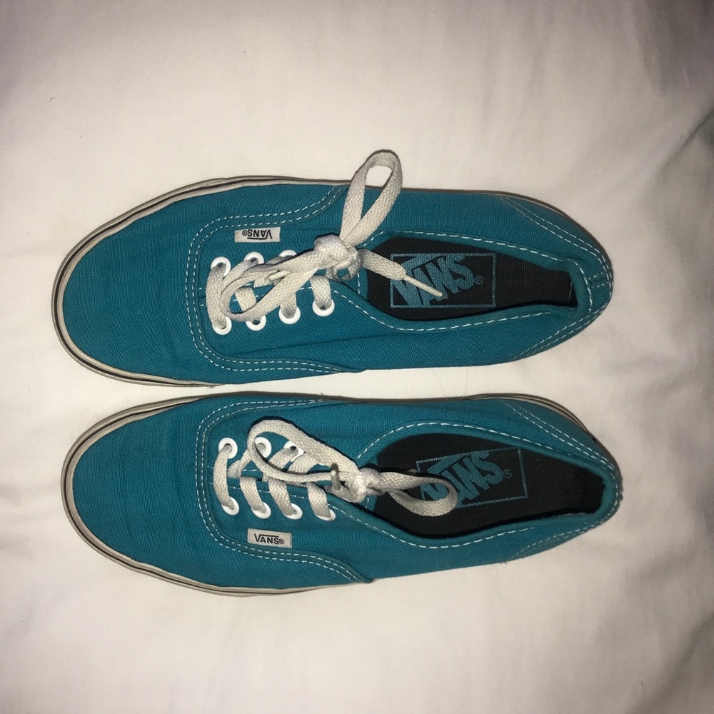 Turquoise Vans