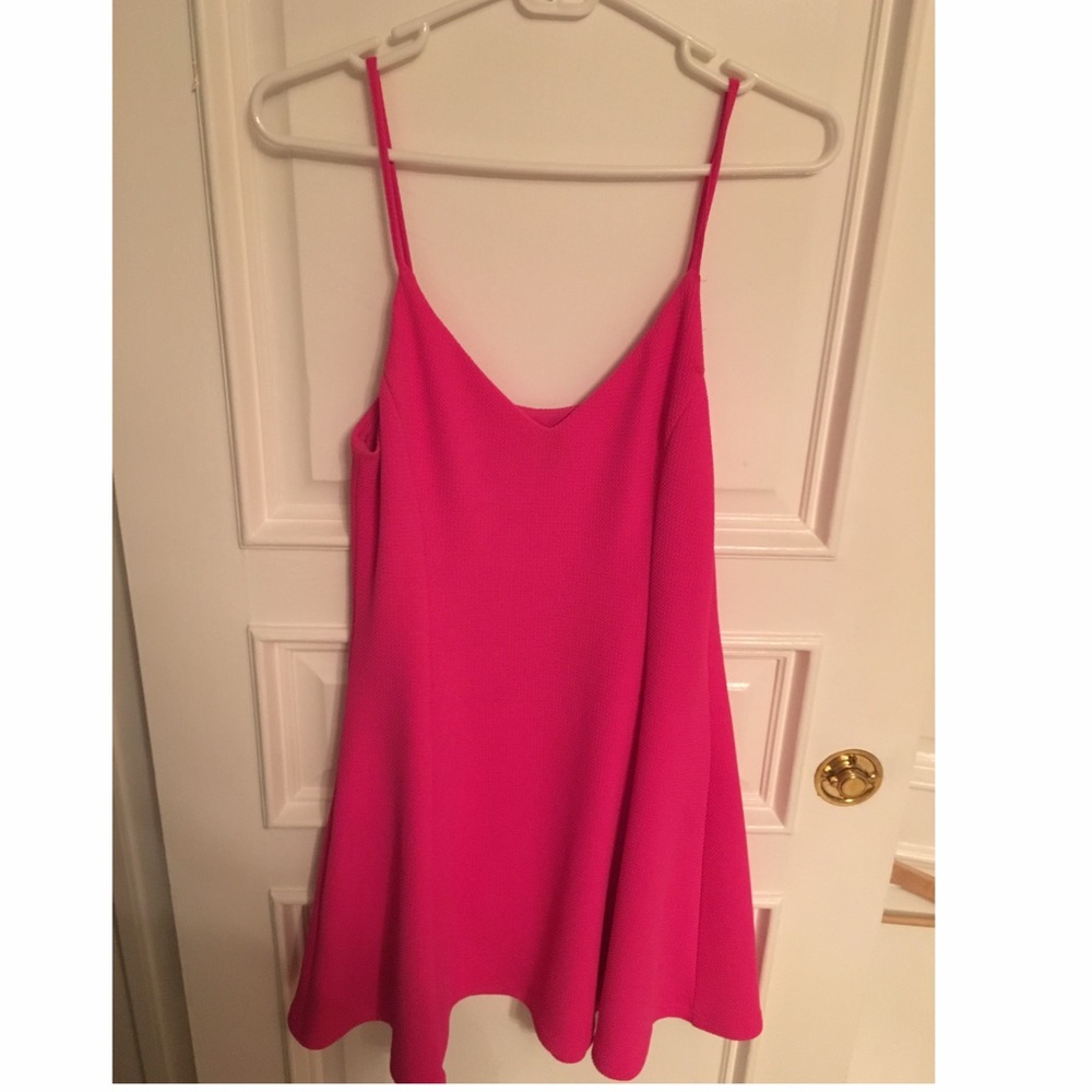 Hot pink cute dress!