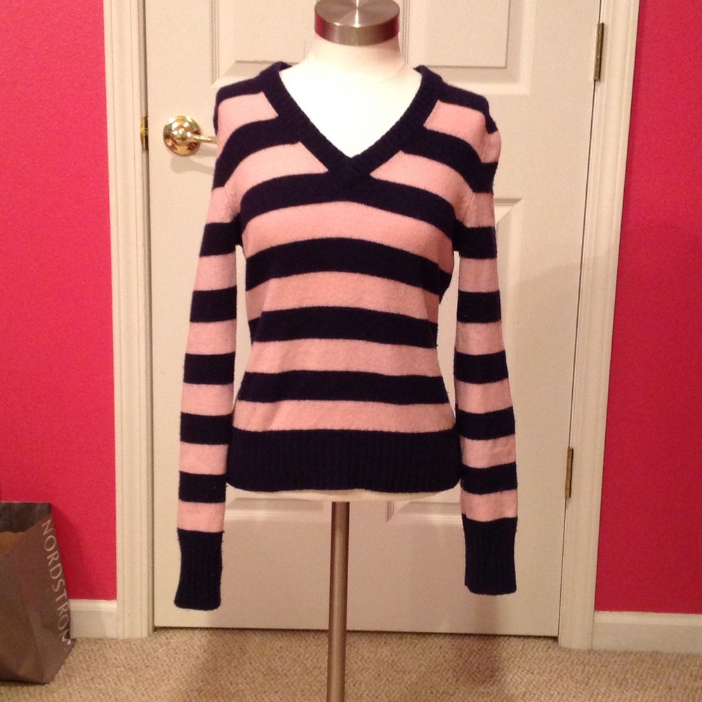 Long sleeve striped sweater