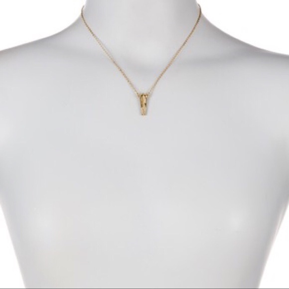 Rebecca Minkoff Crystal Spiked Pendant Necklace - Picture 4 of 5