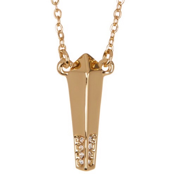 Rebecca Minkoff Crystal Spiked Pendant Necklace - Picture 5 of 5