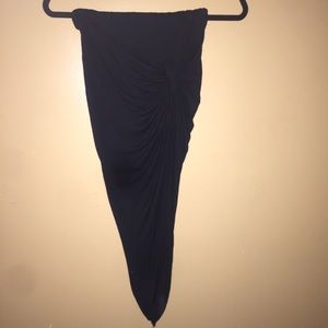 Windsor asymmetrical skirt