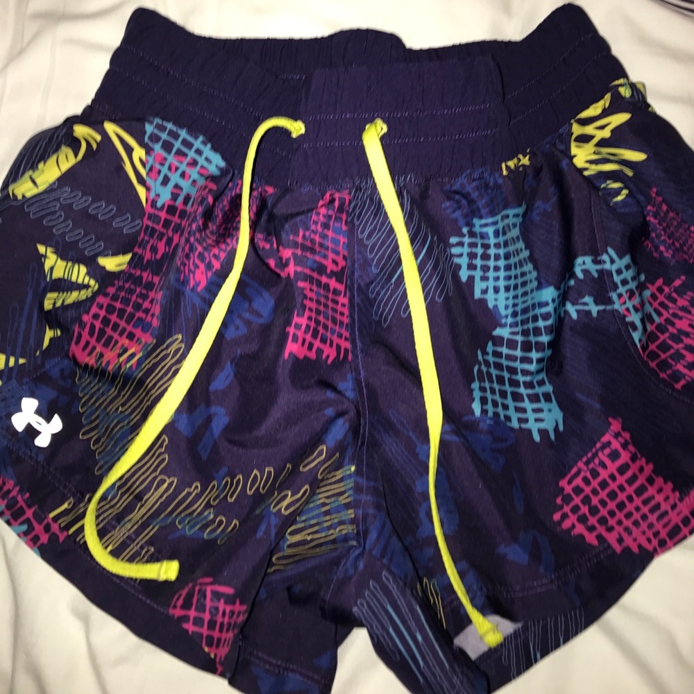 Purple Under Armour Athletic Shorts