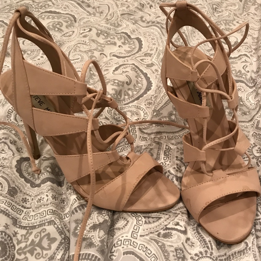 Steve madden lace up heels