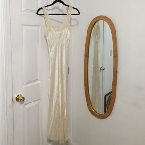 1930s-40s Long Vintage Nightgown Slip
