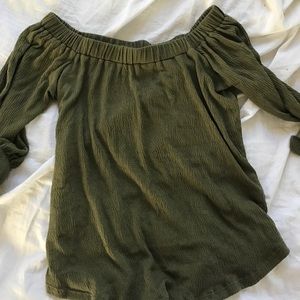 A&F off the shoulder shirt