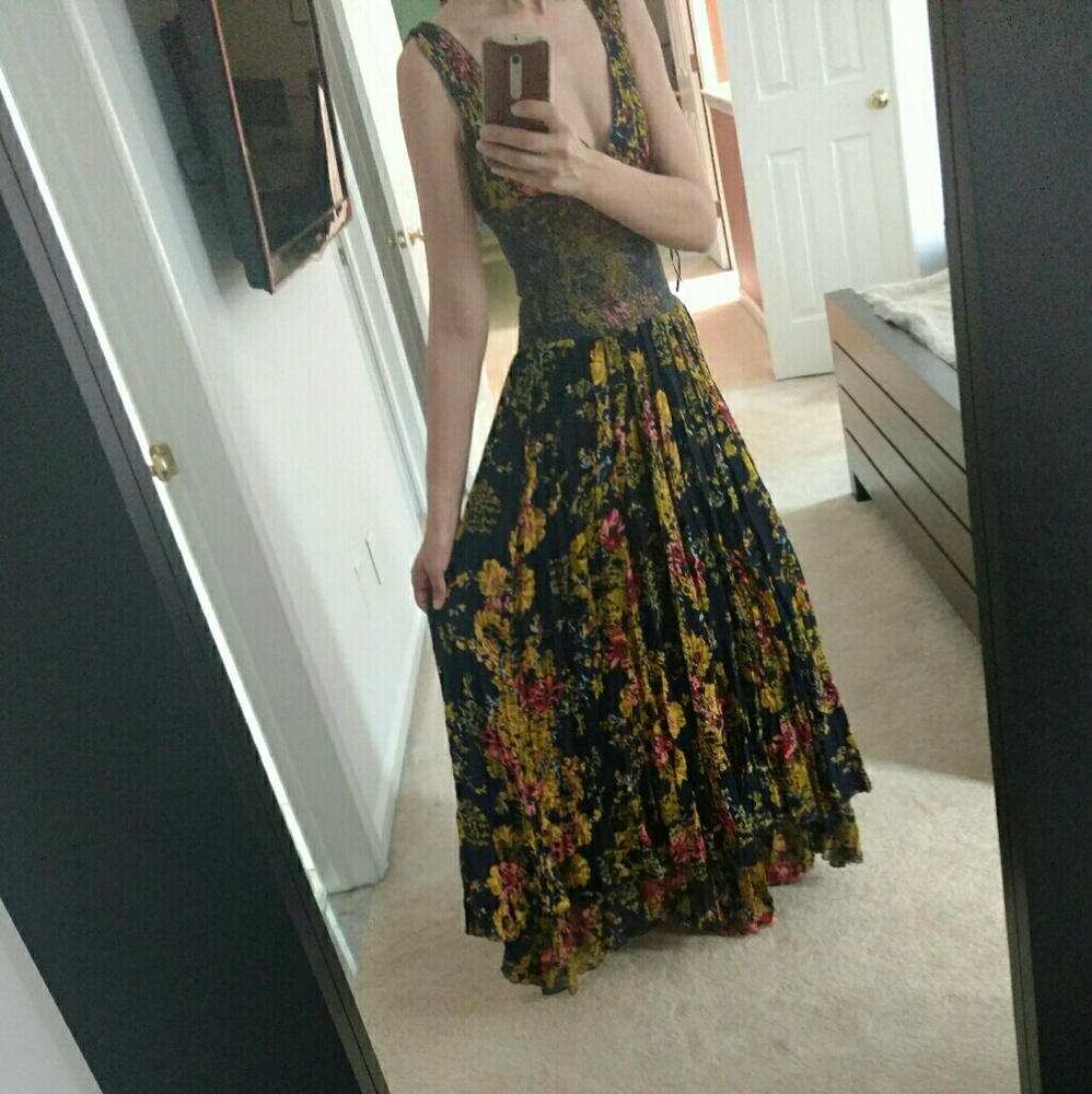 Free people floral print dress