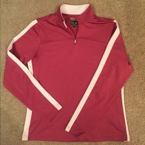 Women's pink Adidas ClimaWarm pullover- large
