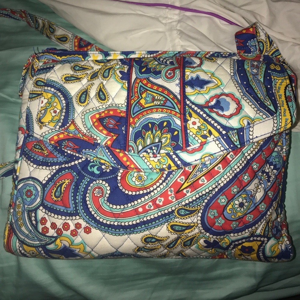 Vera Bradley Marina Paisley Messenger Bag