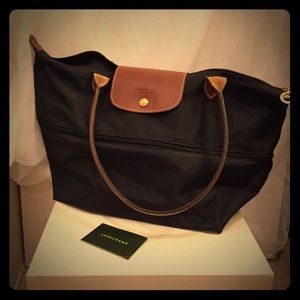 Longchamp Le Pliage Expandable Black