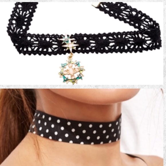 Lot Of 2 Chokers Hot Sexy Chokers - Picture 1 of 6