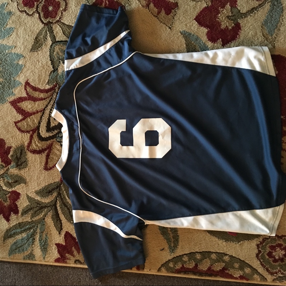 Two #6 Soccer jerseys! White and Navy!