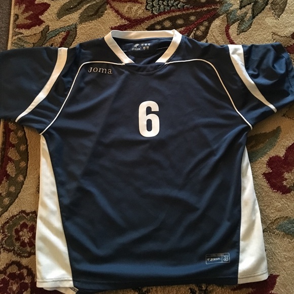 Two #6 Soccer jerseys! White and Navy! - Picture 2 of 5