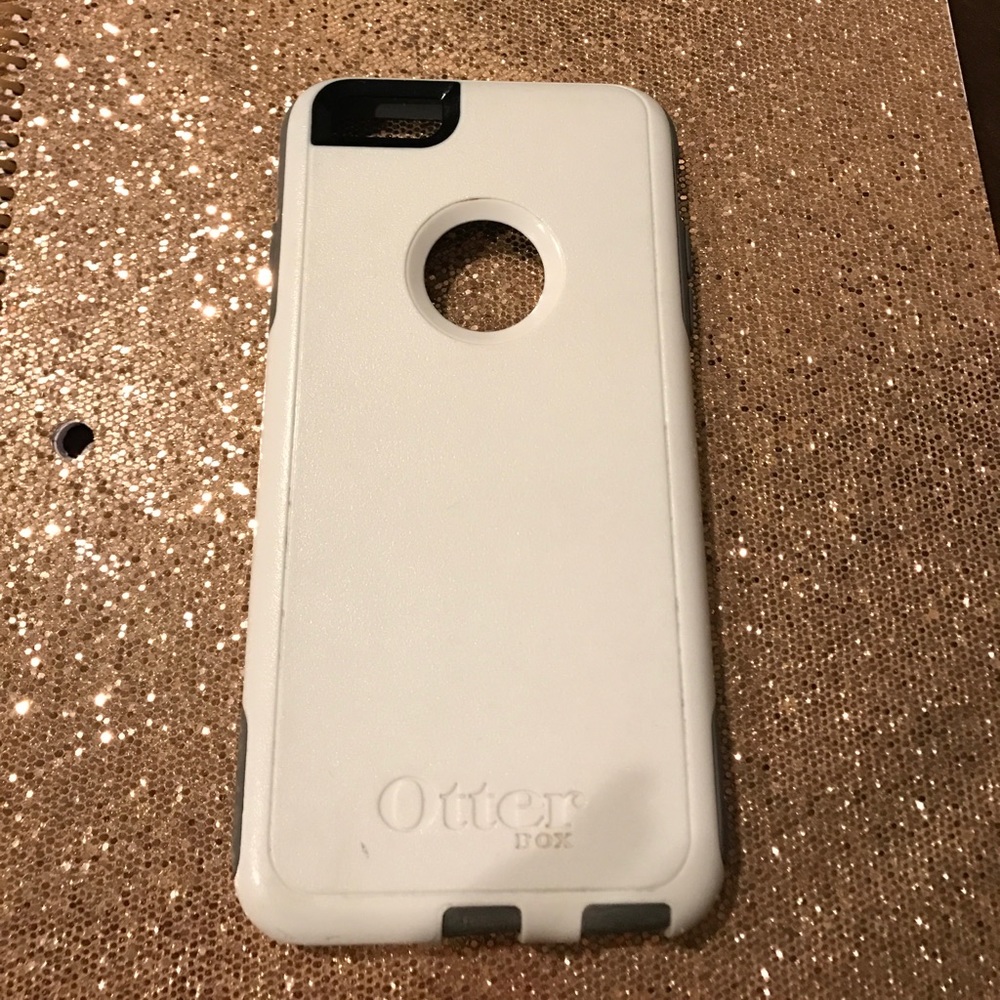 Grey and white otter box
