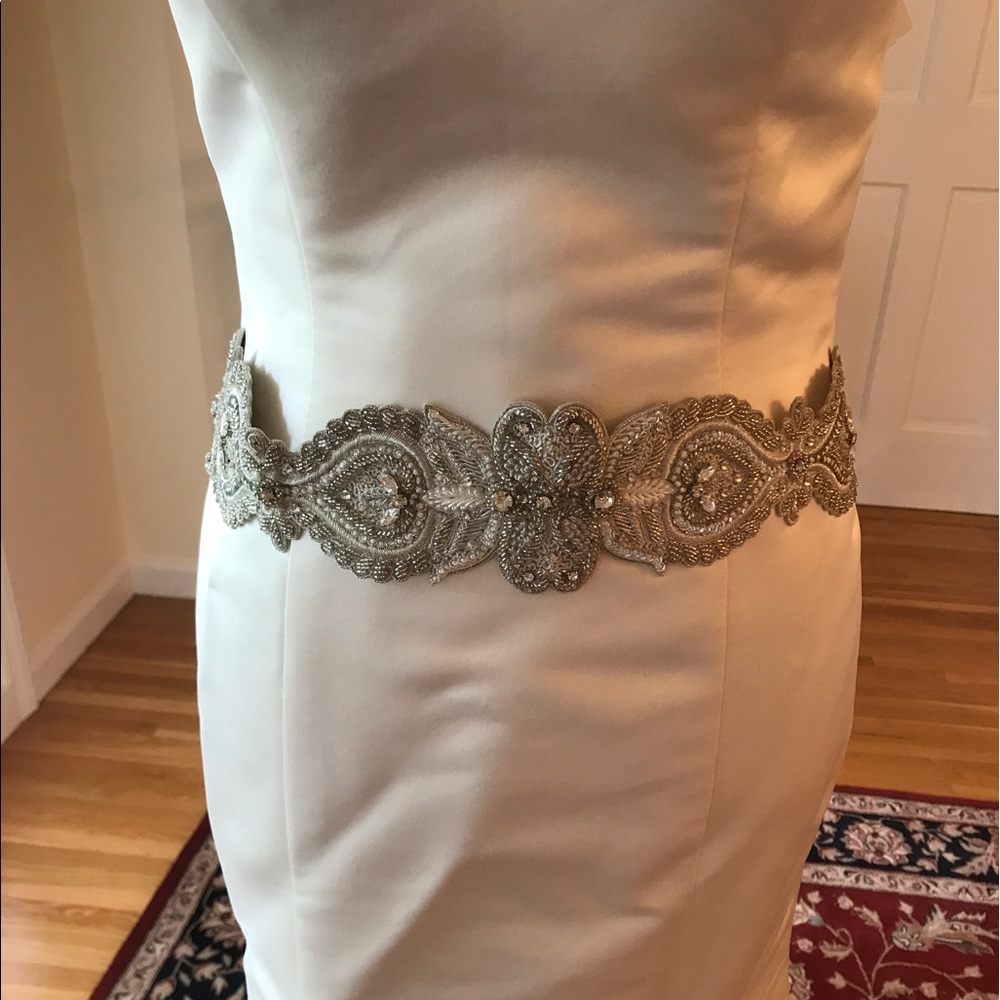 Hand beaded sash from BHLDN