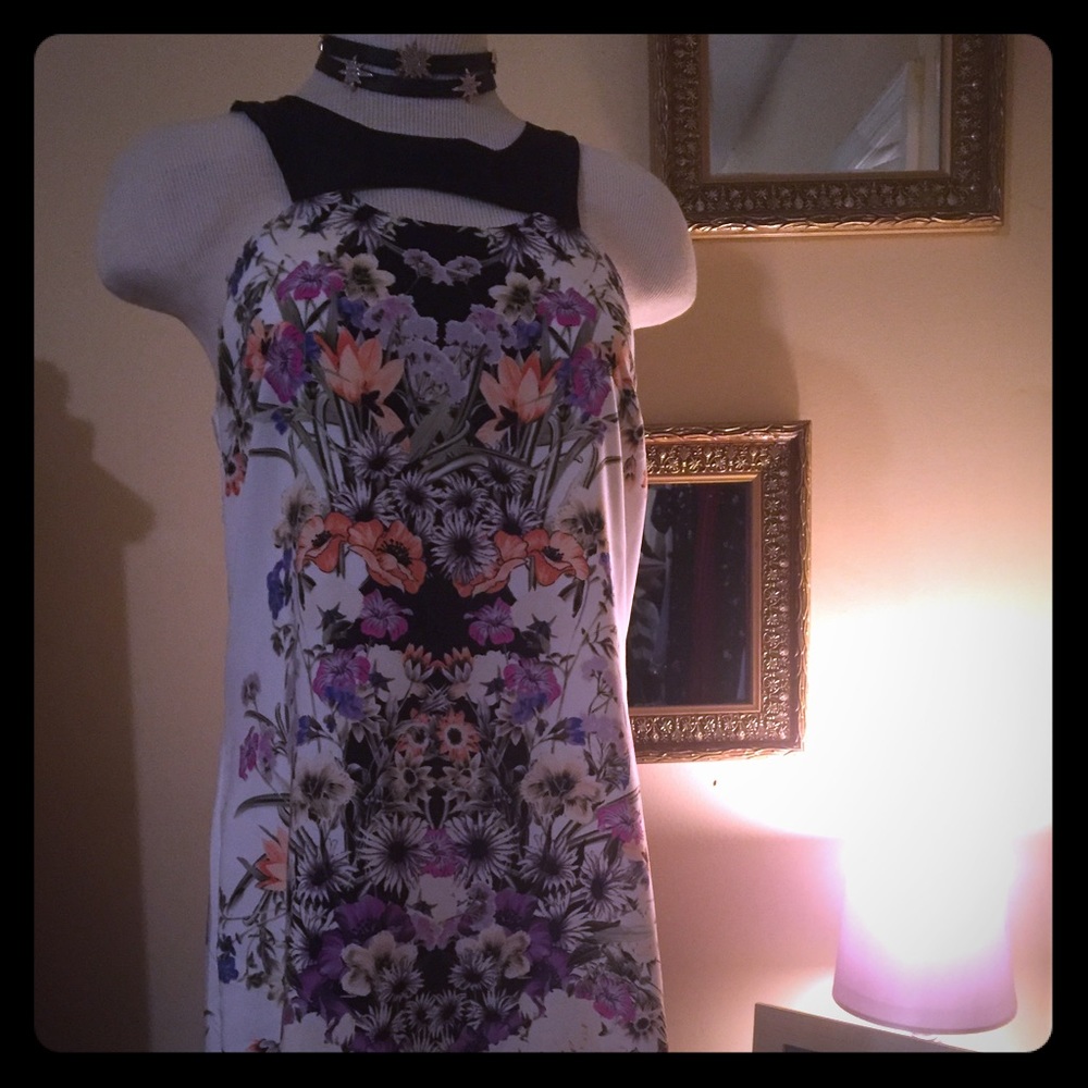 A floral dress.