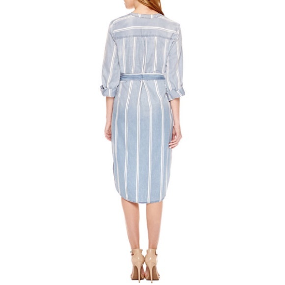 Luxology Long Sleeve Shirt Dress M (10) - Picture 3 of 16