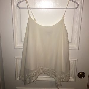 White/cream forever21 top!