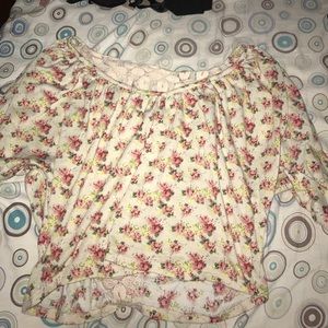 Love culture floral top