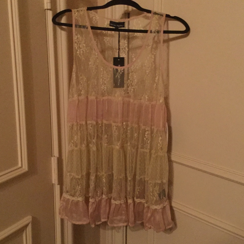 Beautiful Lace Tunic Top